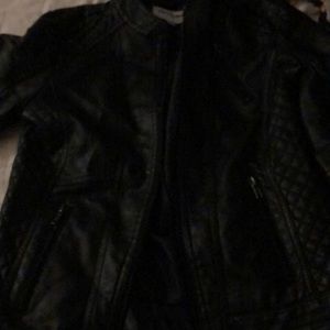 Kids leather jacket